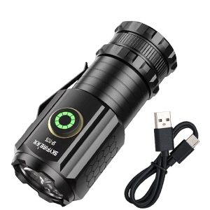 Compact USB Rechargeable Flashlight – Magnetic & Portable