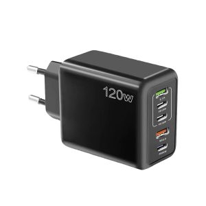 120W Multi-Port Fast Charger | 5-Port High-Speed Charging Adapter – EU Plug