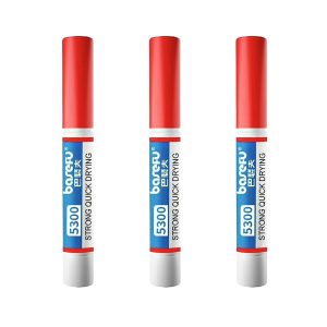 5300 Industrial-Grade Super Glue Strong Quick-Drying Adhesive for Metal, Plastic, Ceramic, Wood & More – Precision Tip for Clean Application